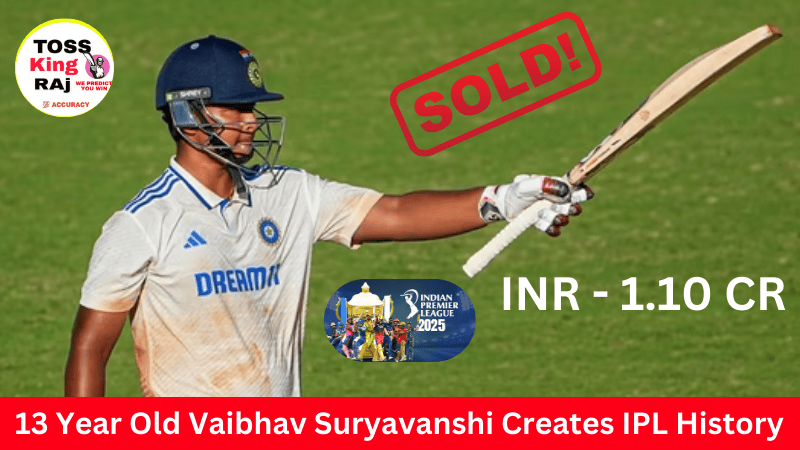 Who is Vaibhav Suryavanshi? He is a 13-year-old cricketer. He recently got a Rs 1.1 crore deal in the IPL auction.