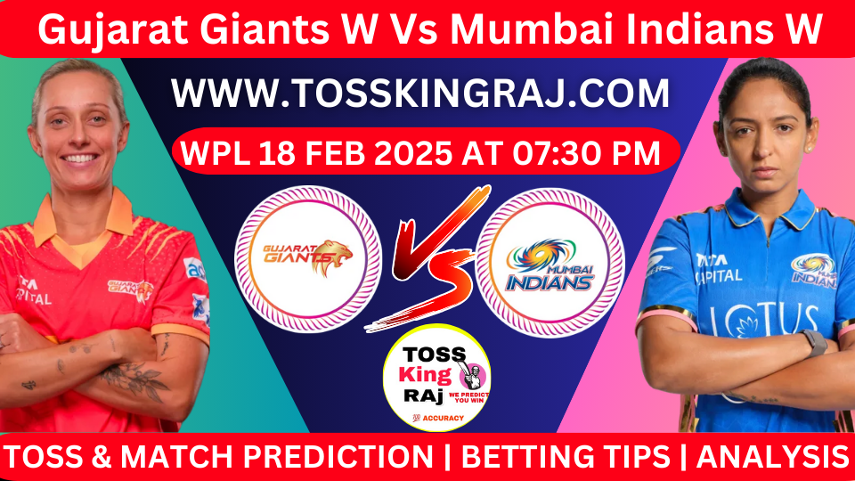 GG W VS MI W 5th WPL Toss and Match Prediction Today 2025